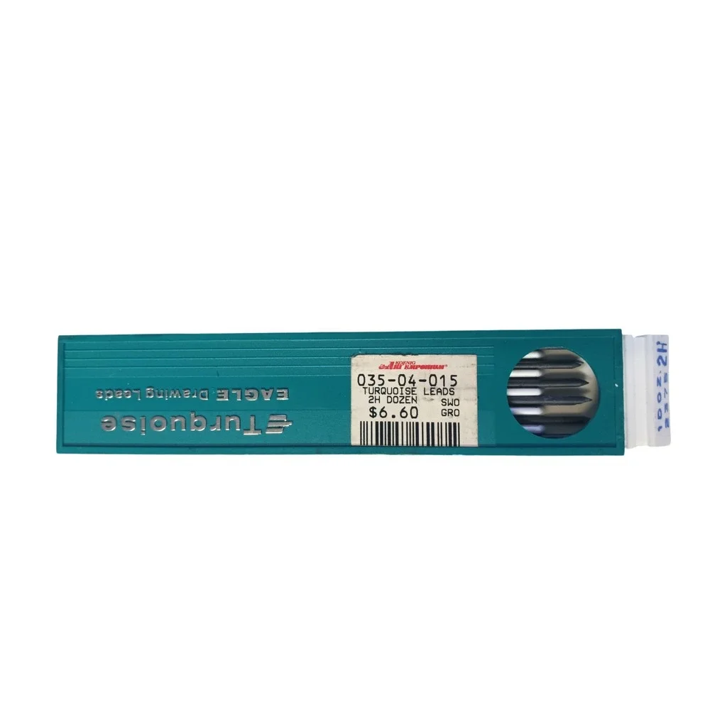 5x Eagle Turquoise No. 2375 H Drafting Drawing Lead 2H / 2B / H / 4H  (+4 DOZEN)